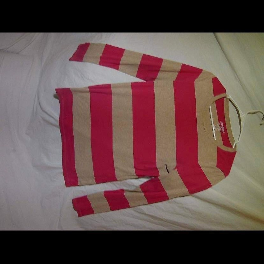 Stripped pink & white